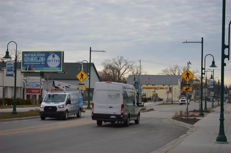 Photo of an outdoor ad in Traverse City