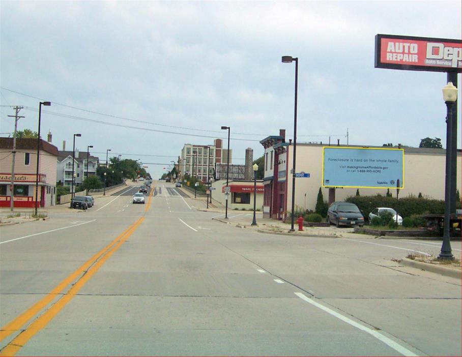 Photo of an outdoor ad in Sheboygan