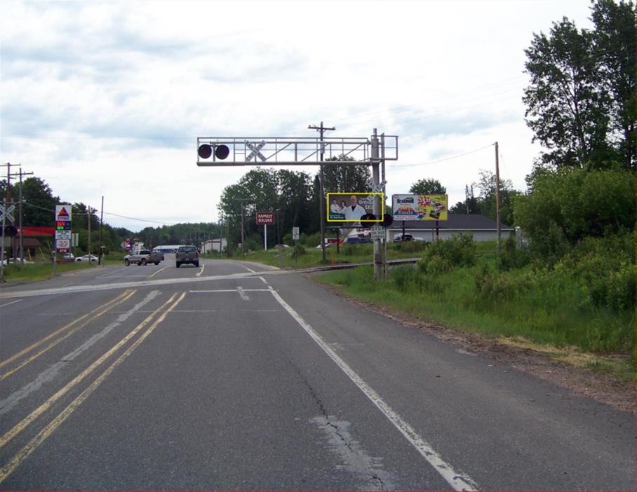 Photo of a billboard in L'Anse