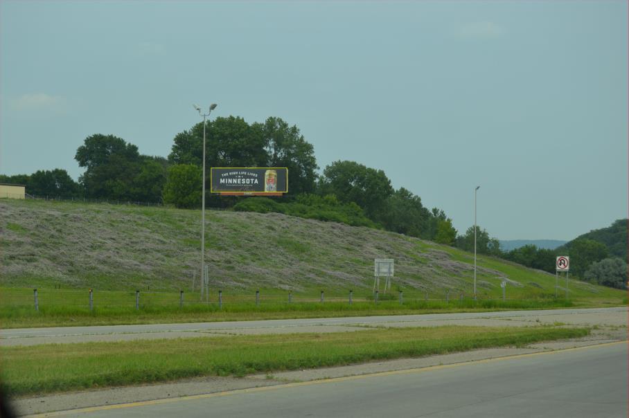 Photo of an outdoor ad in Mankato