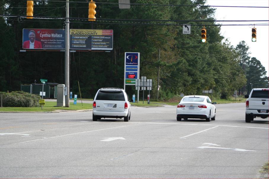 Photo of a billboard in Clarkton
