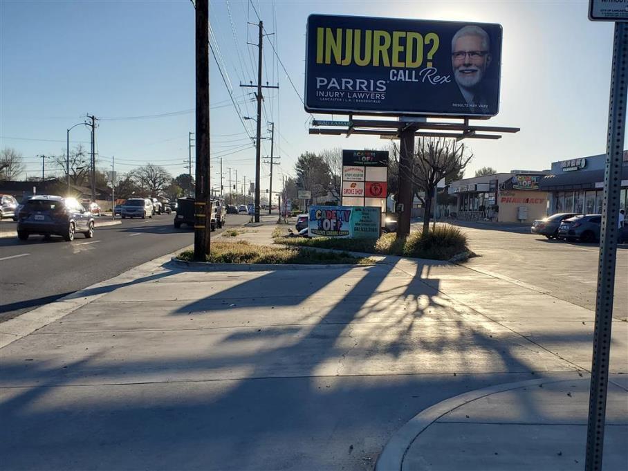 Photo of a billboard in Lancaster