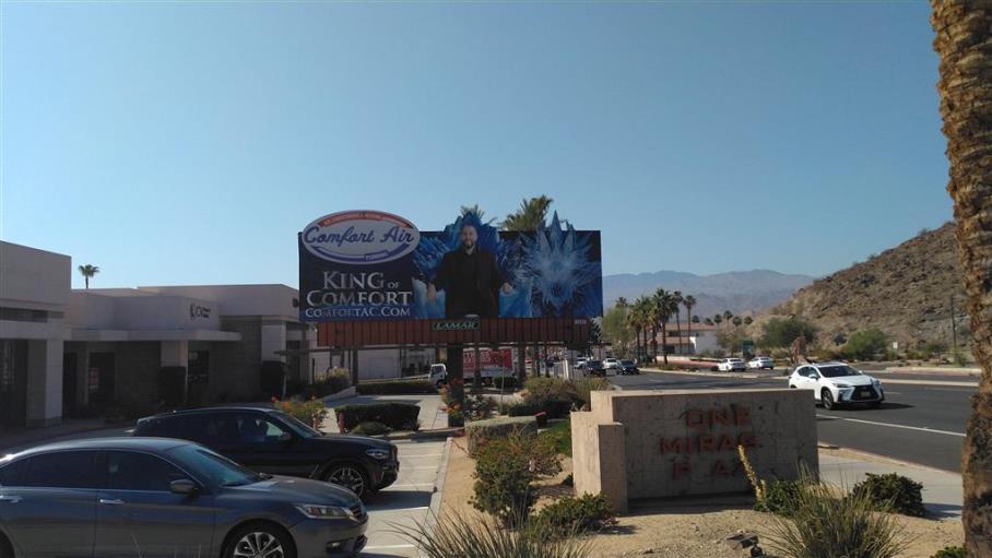 Photo of a billboard in Palm Desert