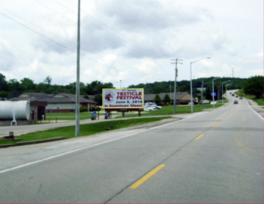 Photo of a billboard in Westphalia