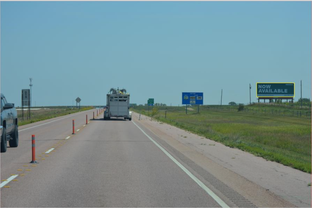 Photo of a billboard in Badger