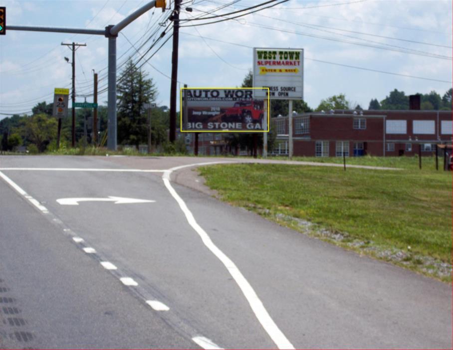 Photo of a billboard in Kyles Ford