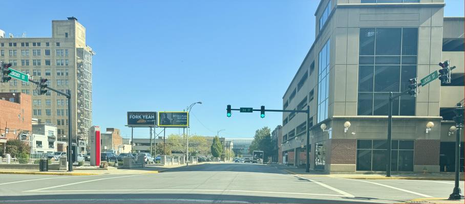 Photo of an outdoor ad in Evansville