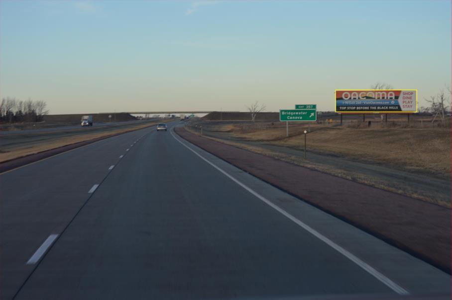 Photo of a billboard in Bridgewater