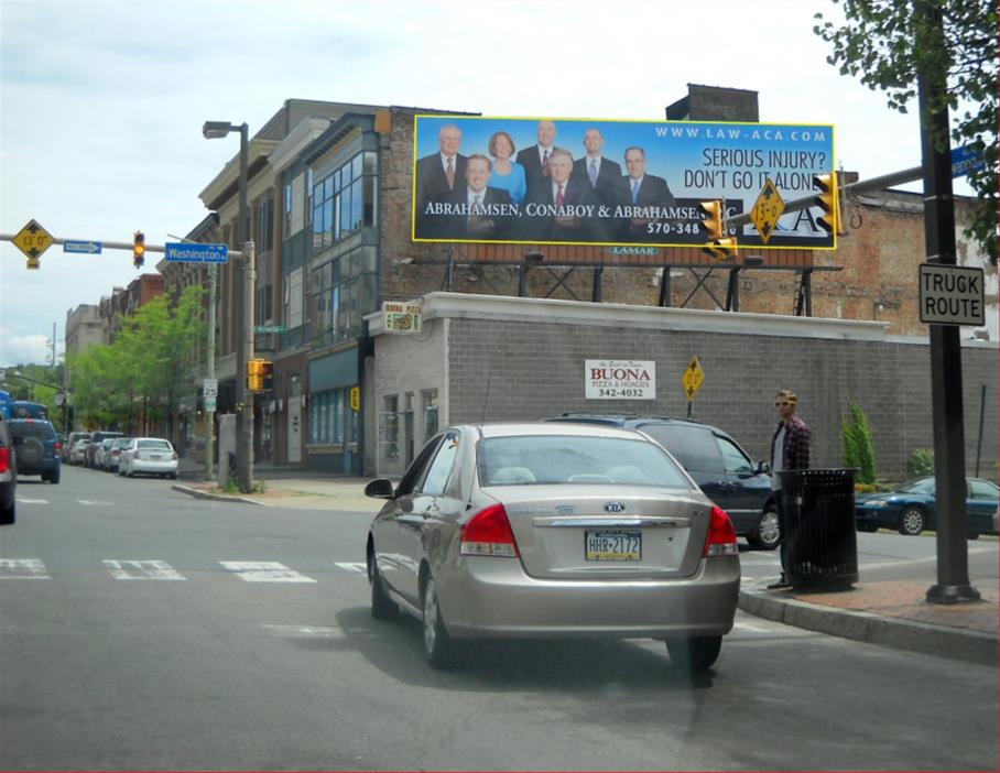 Photo of an outdoor ad in Scranton