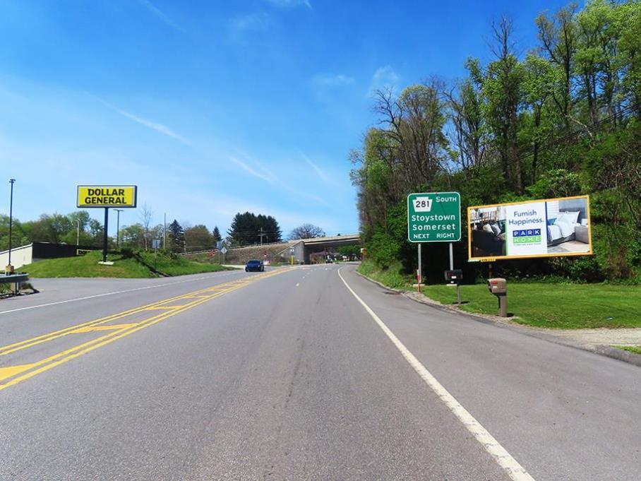 Photo of a billboard in Hooversville