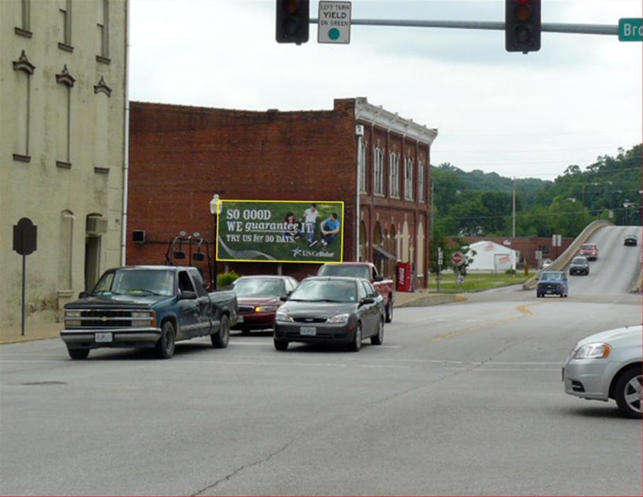 Photo of an outdoor ad in Hannibal