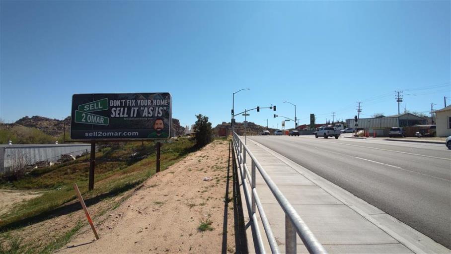 Photo of a billboard in Victorville