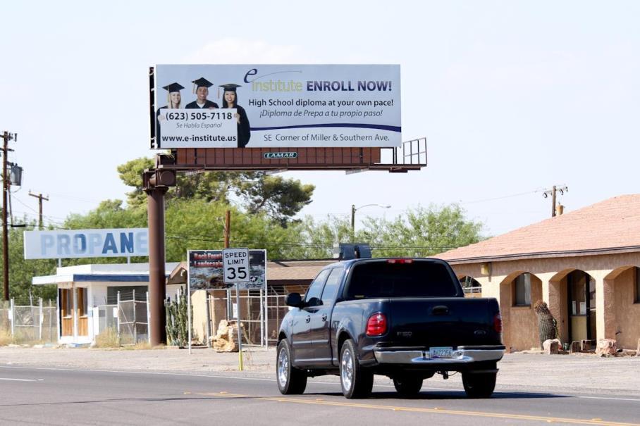 Photo of a billboard in Buckeye