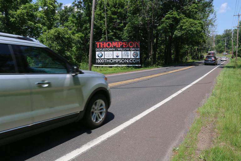 Photo of a billboard in Penns Park