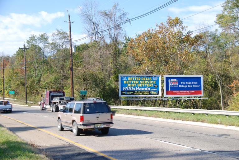 Photo of a billboard in Crosswicks