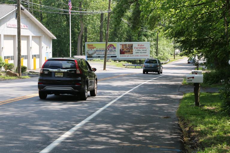 Photo of a billboard in Plainsboro Township