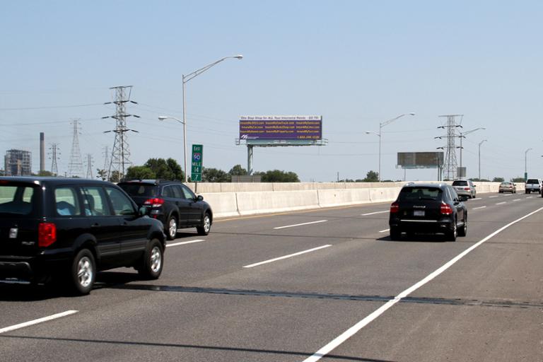 Photo of an outdoor ad in Gary