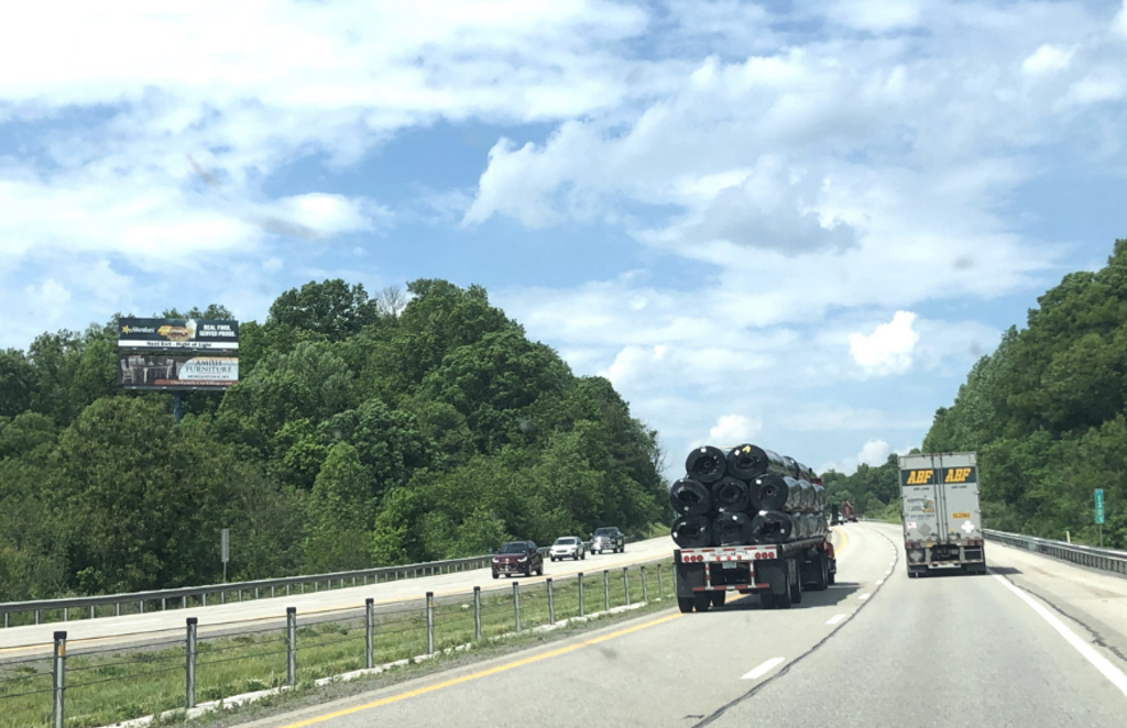 Photo of a billboard in Four States