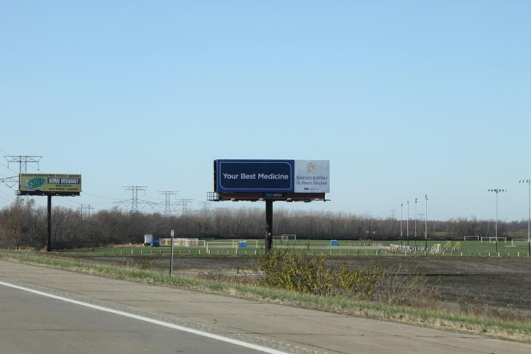 Photo of a billboard in Golden Eagle