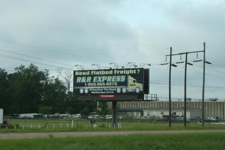 Photo of a billboard in Florence