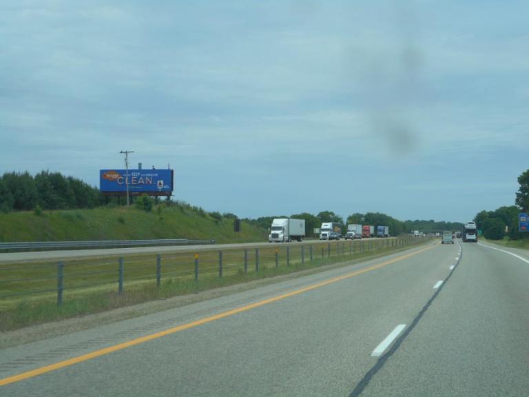 Photo of a billboard in East Leroy