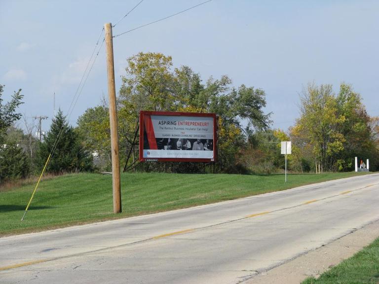 Photo of a billboard in Saunemin