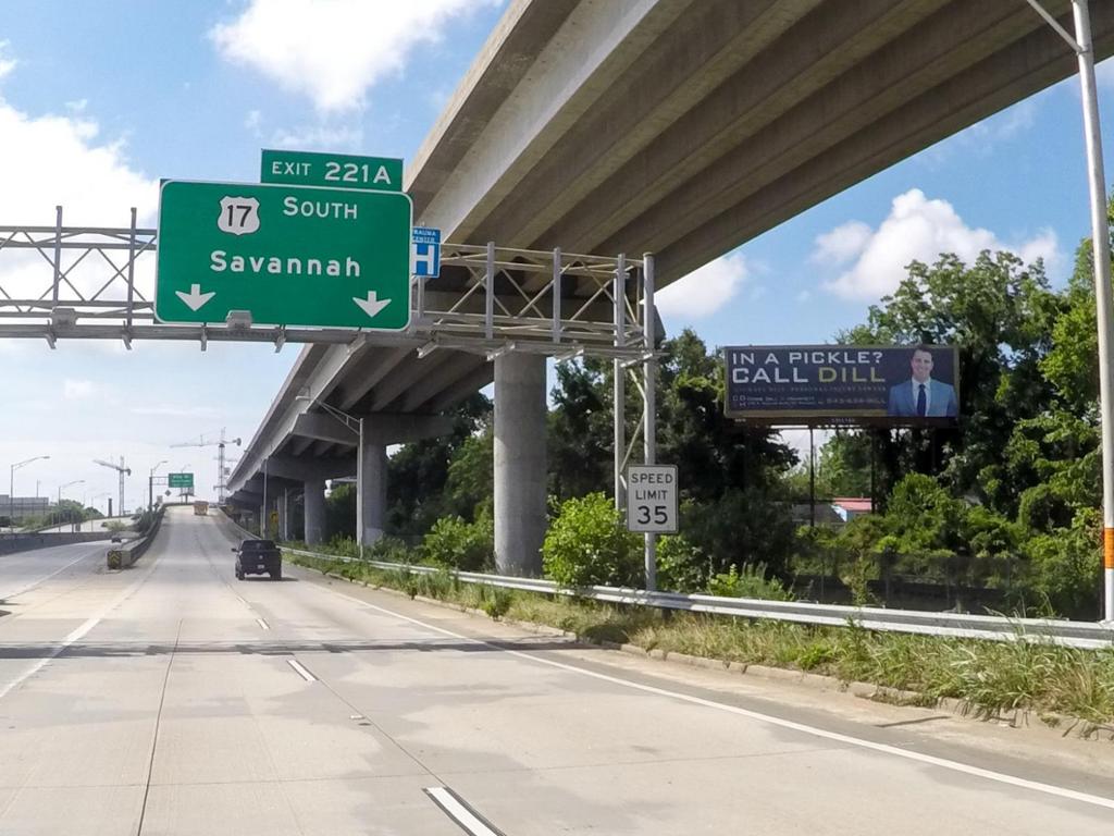 Photo of an outdoor ad in Charleston