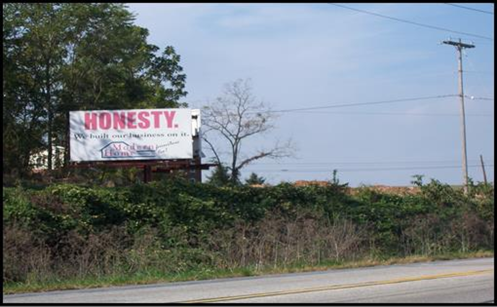 Photo of a billboard in Shady Grove