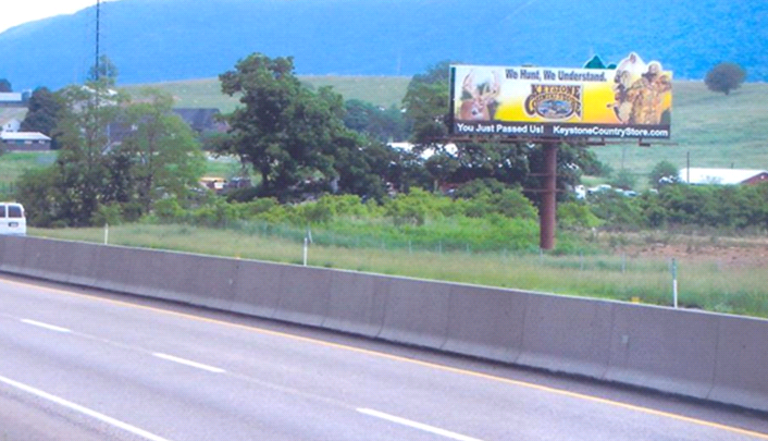 Photo of a billboard in Shade Gap