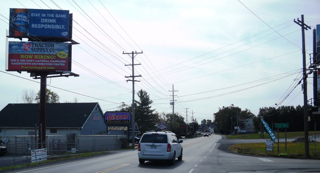 Photo of a billboard in Bunker Hill