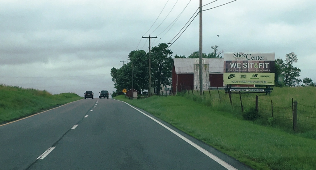 Photo of a billboard in Berryville