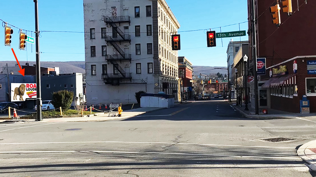 Photo of an outdoor ad in Altoona