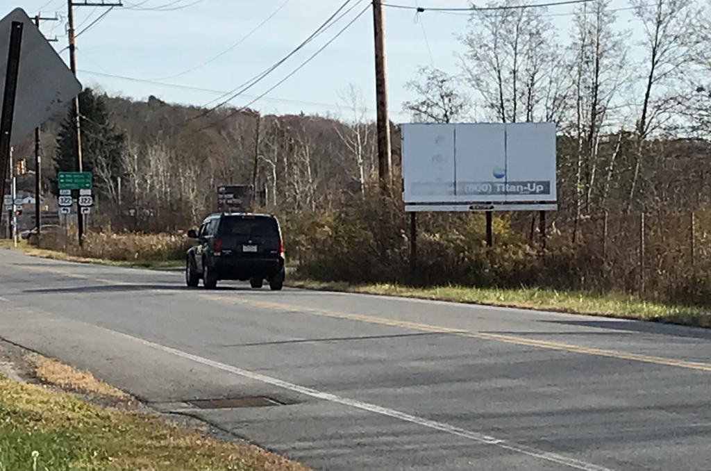 Photo of a billboard in Philipsburg