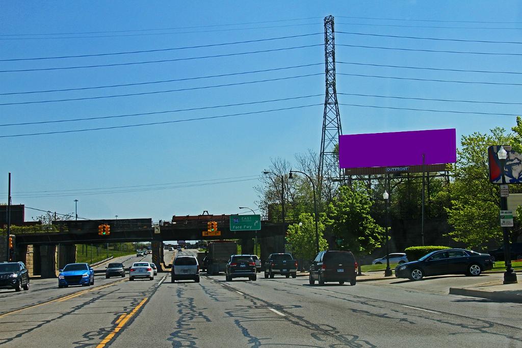 Photo of an outdoor ad in Linden