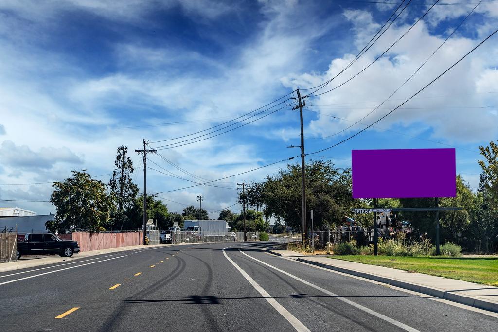 Photo of an outdoor ad in Manteca