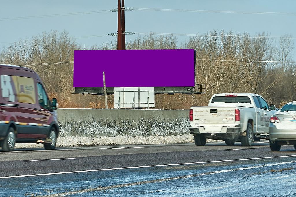 Photo of an outdoor ad in Bloomington