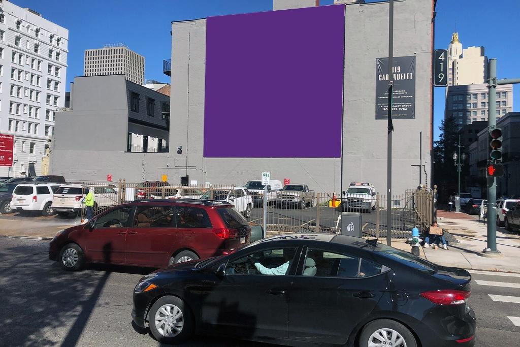 Photo of an outdoor ad in New Orleans