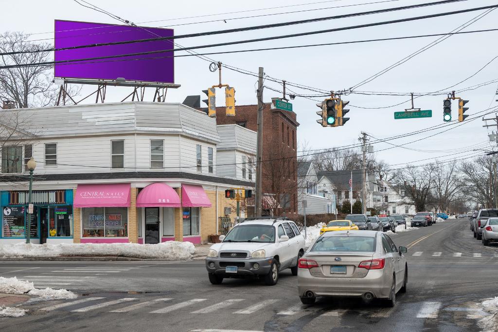 Photo of an outdoor ad in West Haven