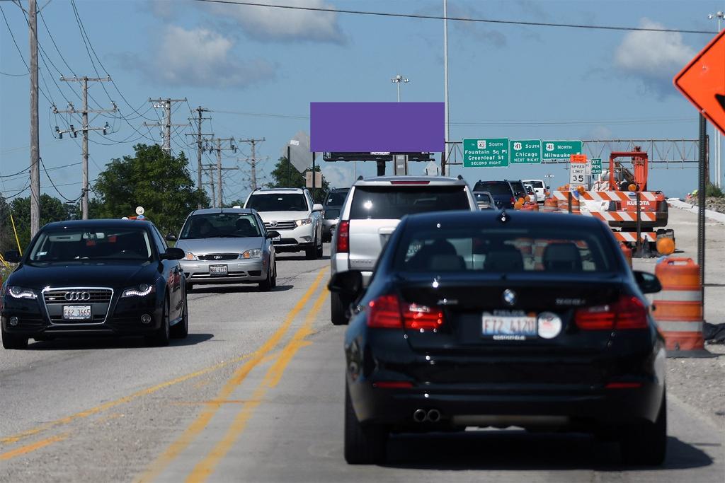 Photo of an outdoor ad in Waukegan