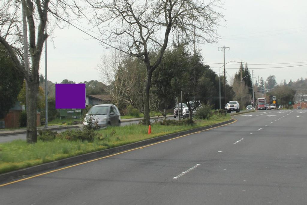 Photo of a billboard in Calistoga