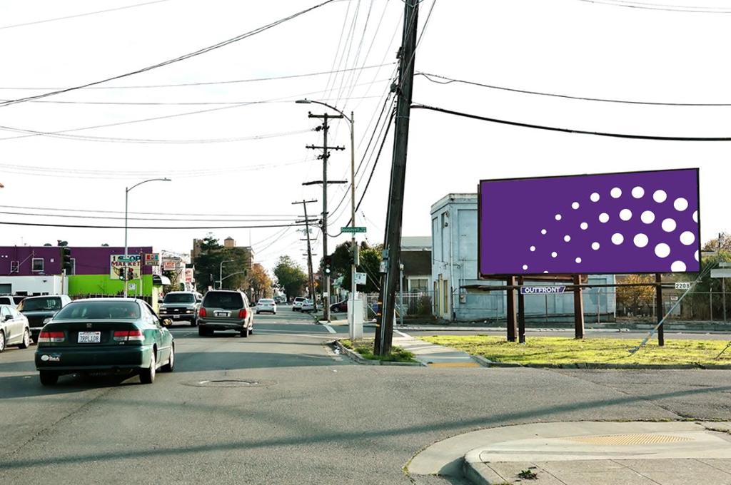 Photo of a billboard in San Quentin