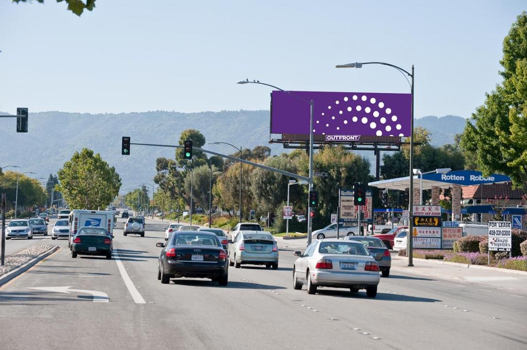 Photo of an outdoor ad in Cupertino