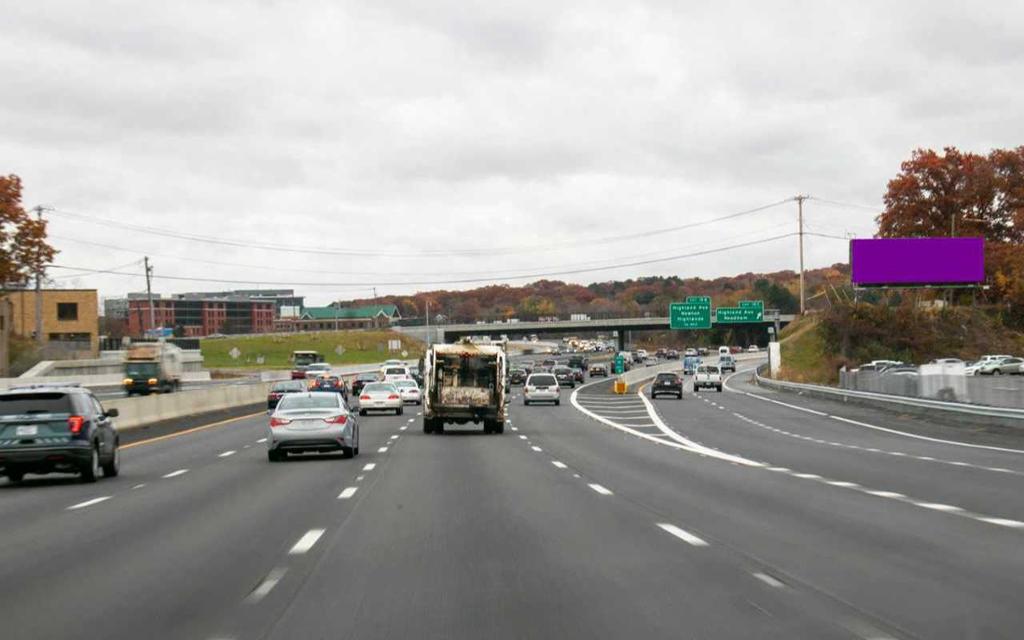 Photo of an outdoor ad in Newton