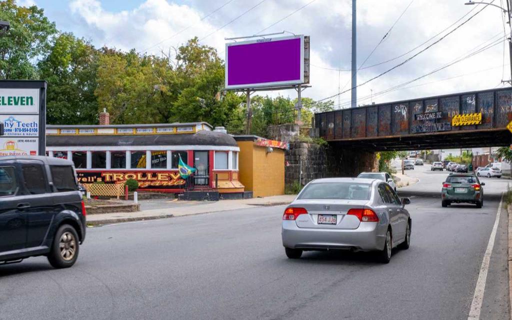 Photo of a billboard in Lowell