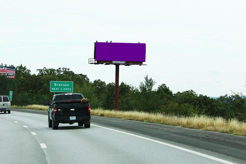 Photo of a billboard in Kirbyville