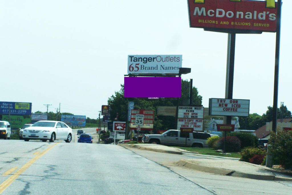 Photo of a billboard in Kimberling City