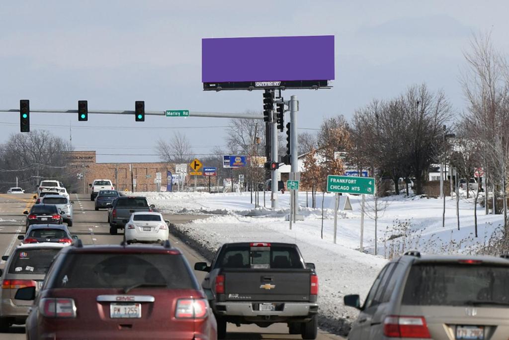 Photo of a billboard in New Lenox