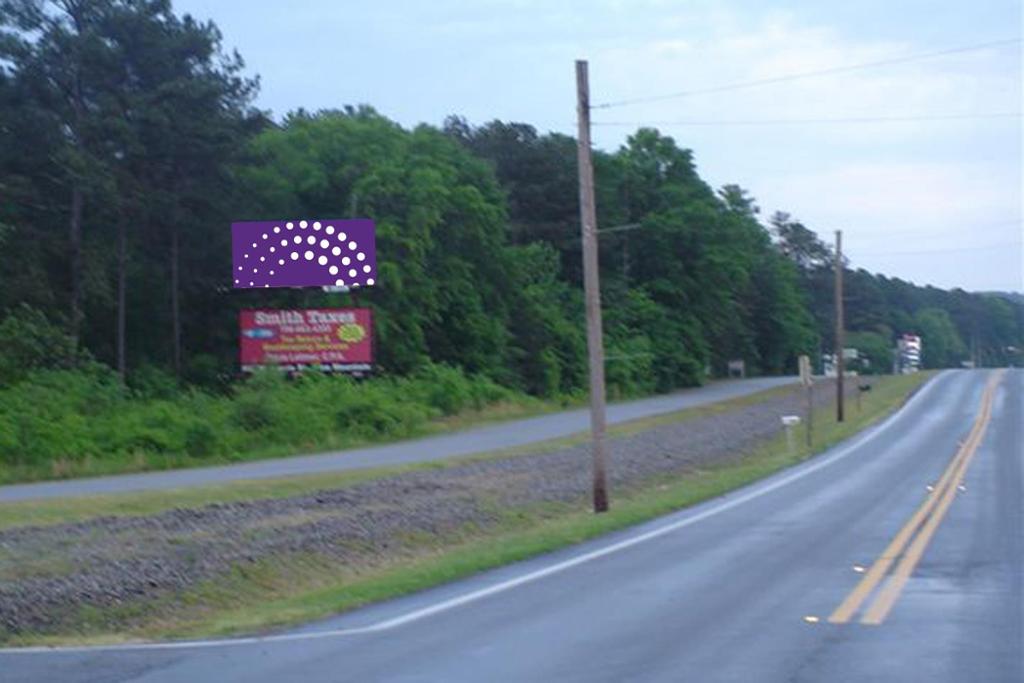 Photo of a billboard in Warm Springs