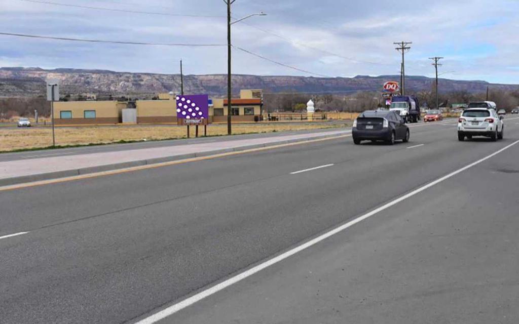 Photo of a billboard in La Sal