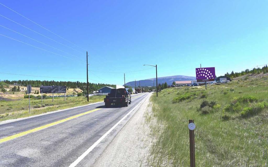 Photo of a billboard in Leadville